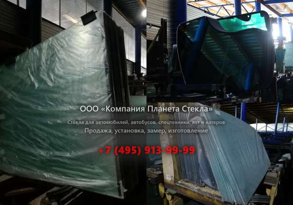 Левое стекло для Caterpillar 318B L