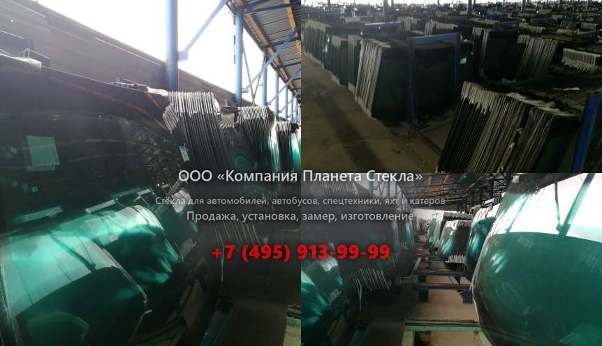 Правое стекло для Komatsu WB97S-7
