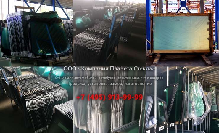 Левое стекло на Doosan DL450-3