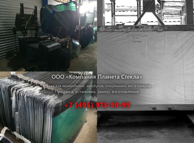 Стекло правое дверное нижнее для Volvo L90D