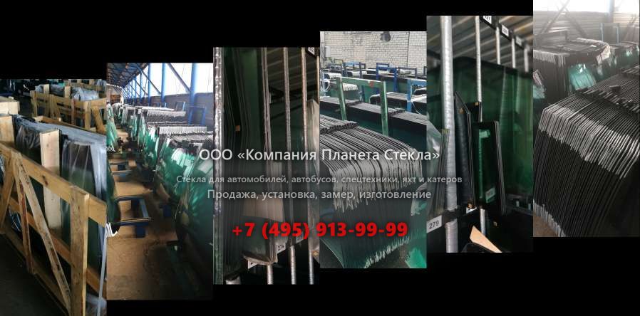 Левое стекло для Doosan DL400