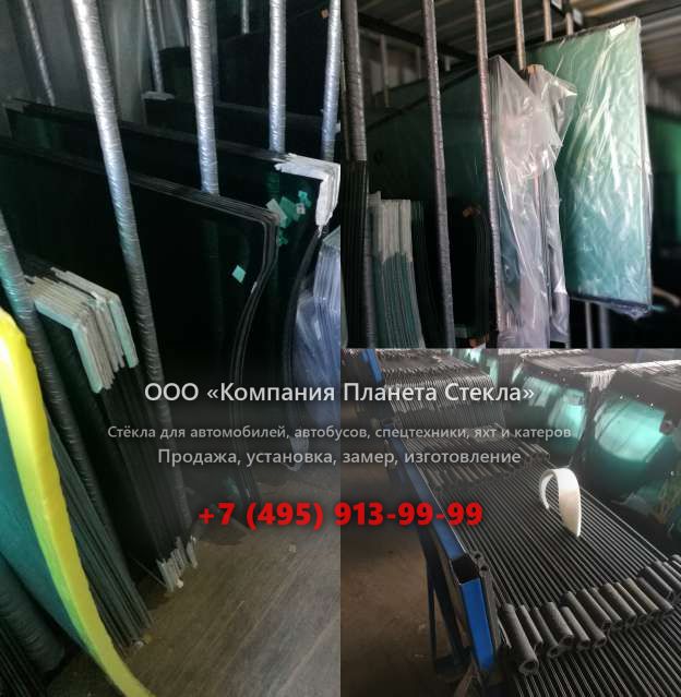 Стекло лобовое нижнее для JCB 8050 RTS/ZTS