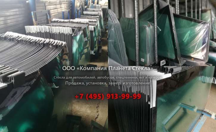 Левое стекло для John Deere 870D