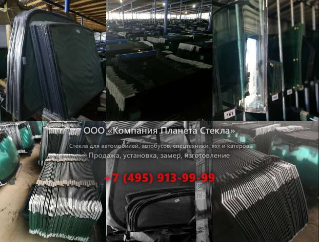 Левое стекло для Doosan DL200