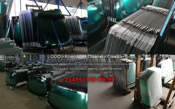 Левое стекло на Volvo A35F