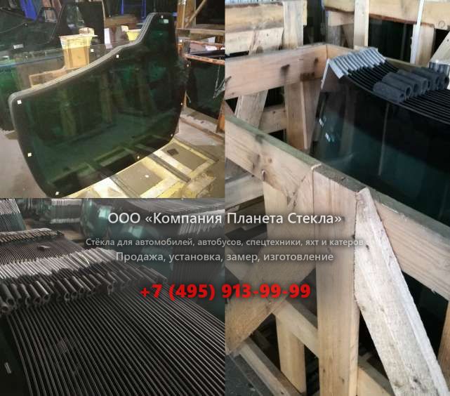 Стекло левое дверное для Caterpillar TH417C