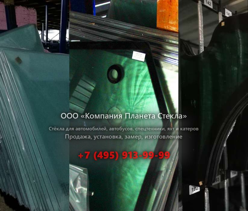 Стекло левое дверное нижнее для JCB 8020 CTS