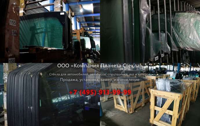 Лобовое стекло на Ammann ASC 100 HT
