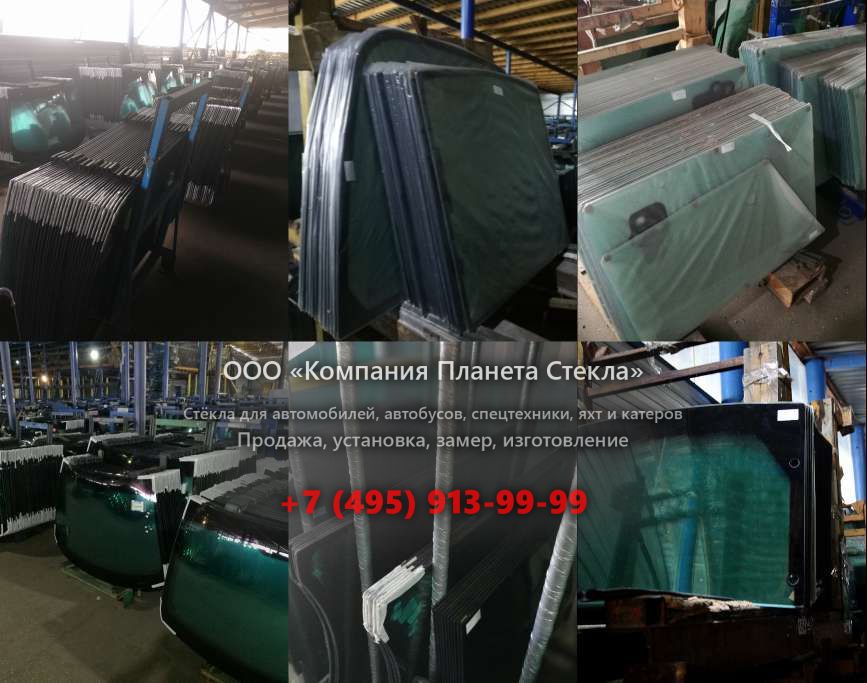 Лобовое стекло на JCB 407