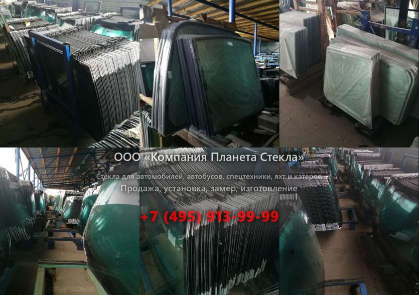 Левое стекло для Doosan 440 Plus