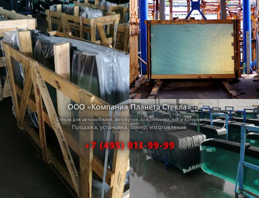 Левое стекло для Doosan Mega 500-V