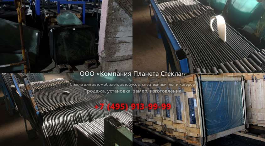 Стекло правое кузовное для JCB 190