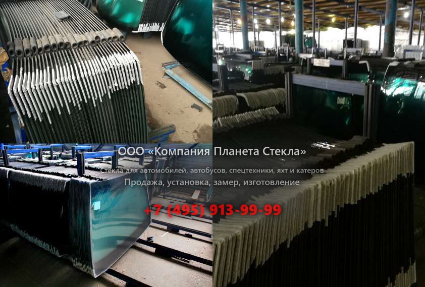 Левое стекло для Doosan Mega 250-III