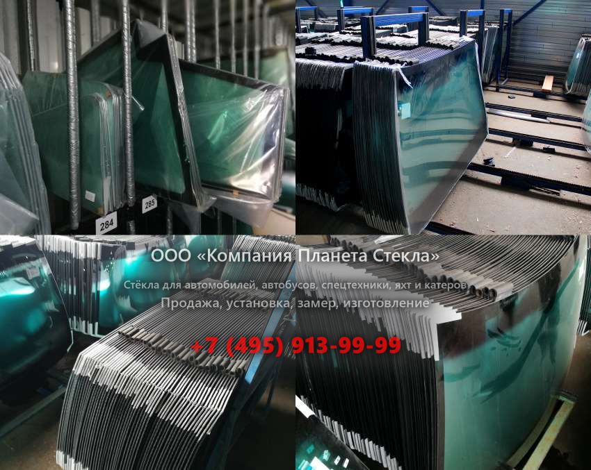 Левое стекло на Doosan DL500