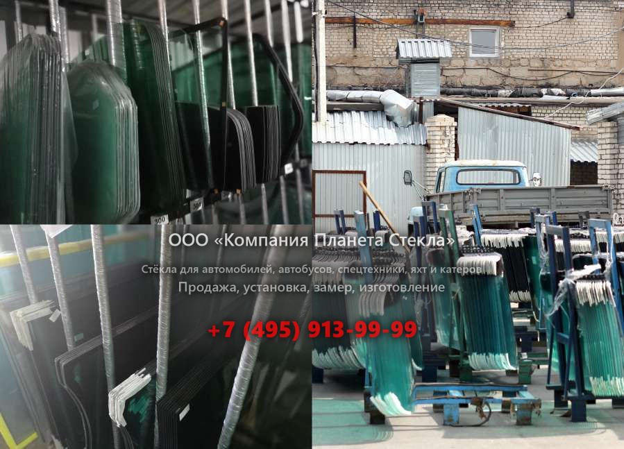 Левое стекло для Caterpillar 446B