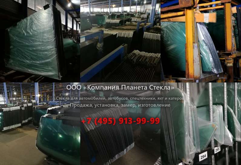 Стекло правое кузовное для JCB 300