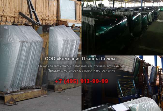 Левое стекло для Doosan Mega 250-III