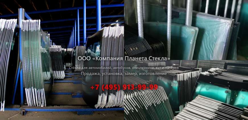 Левое стекло для Doosan DL220