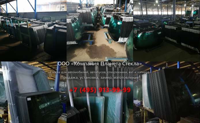 Левое стекло на Volvo A25D 4x4