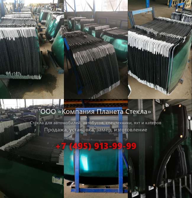 Левое стекло для Doosan DA40