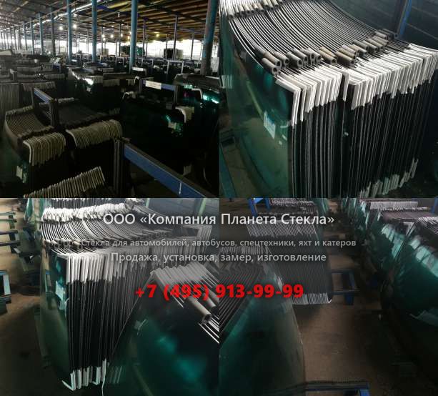 Левое стекло для Doosan Mega 300-III