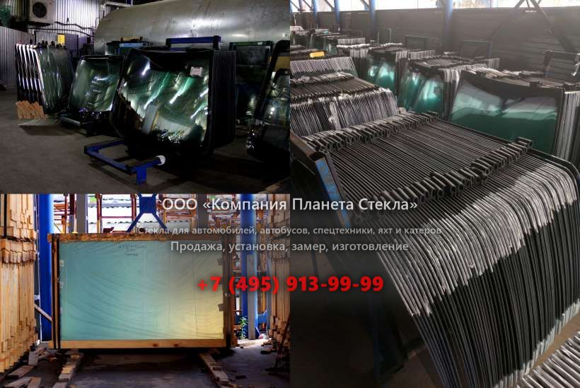 Левое стекло для Doosan DL300A