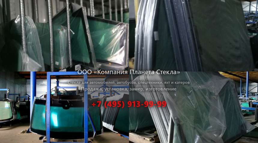 Левое стекло на Doosan DL550