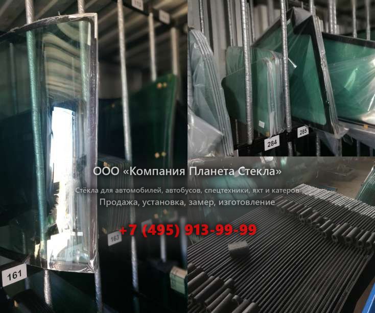Левое стекло для Doosan Mega 160
