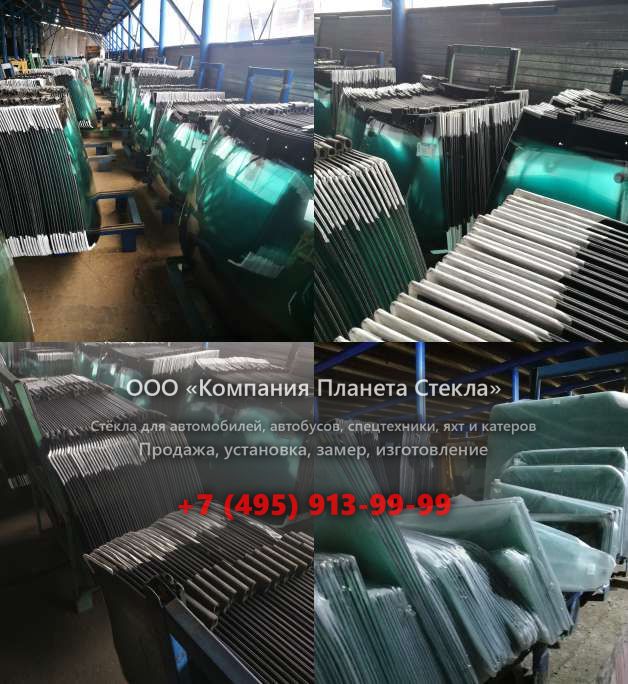 Левое стекло для Doosan DL350