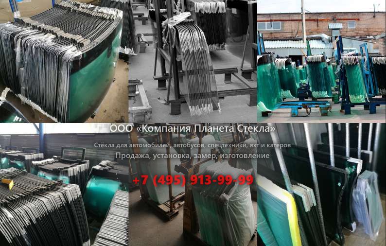 Стекло левое дверное нижнее для Case CX800