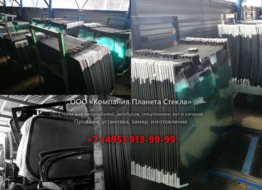 Левое стекло для Caterpillar 24H ES