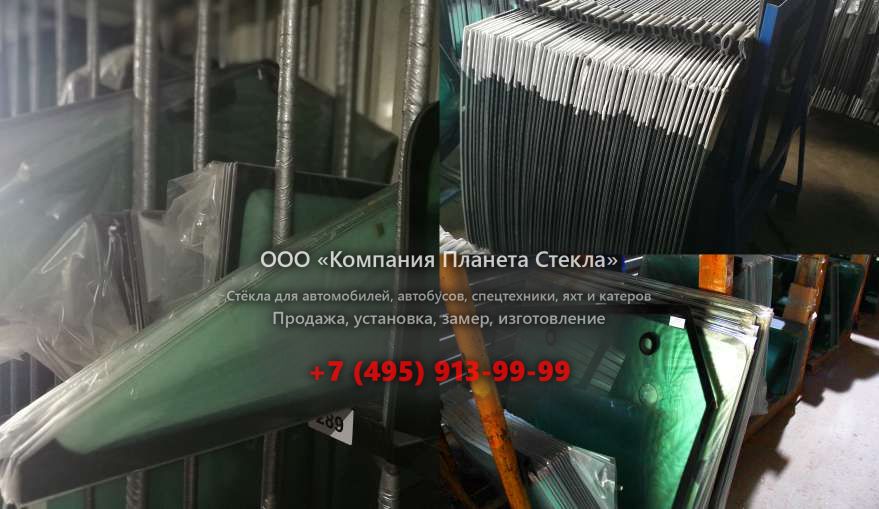 Стекло левое дверное нижнее на JCB 527-58