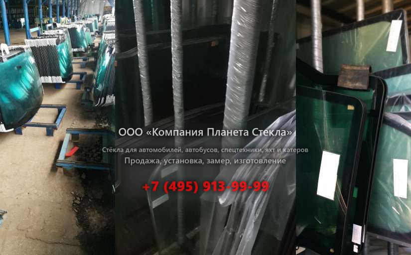 Стекло левое дверное для JCB 330