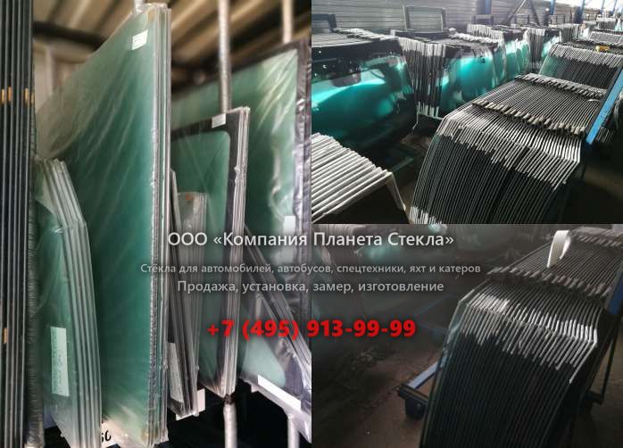 Лобовое стекло на Doosan DL220