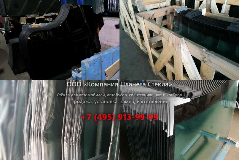 Стекло правое кузовное на Case WX145