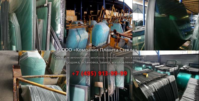 Стекло левое дверное верхнее для JCB 8030 ZTS