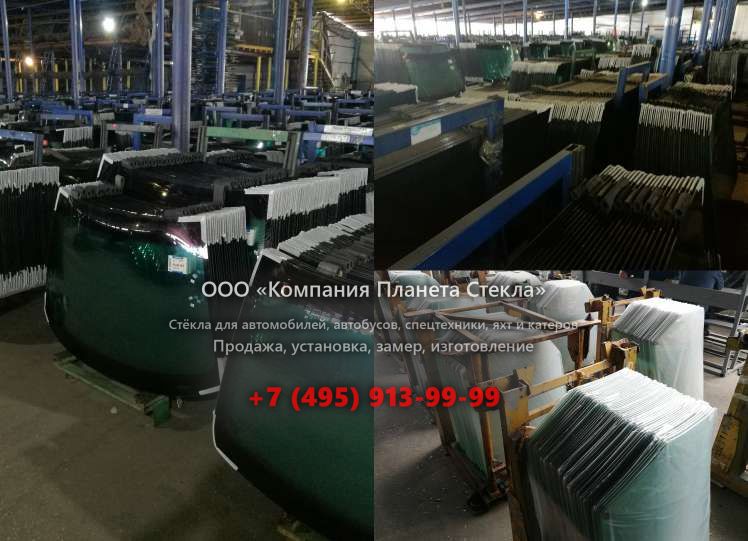 Лобовое стекло на Doosan DX 53W