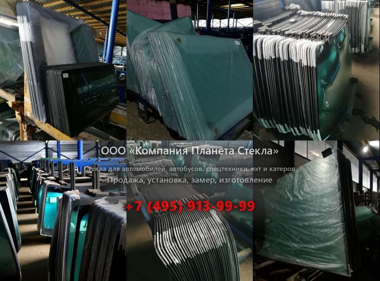 Левое стекло на Doosan Mega 300-V