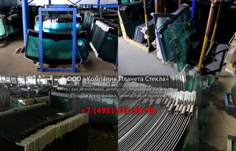 Стекло левое кузовное на Case CX160B