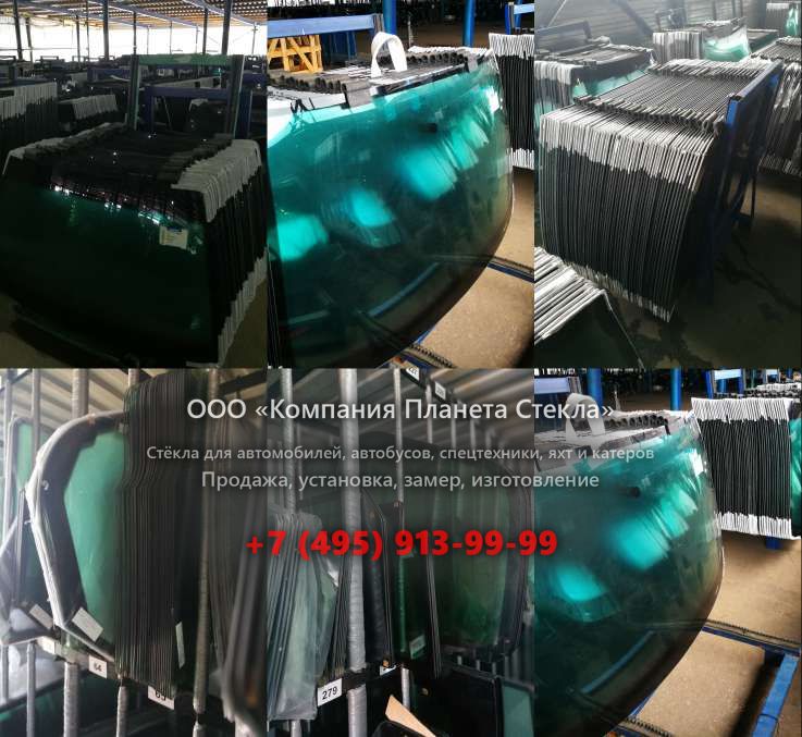 Левое стекло на John Deere JD570A