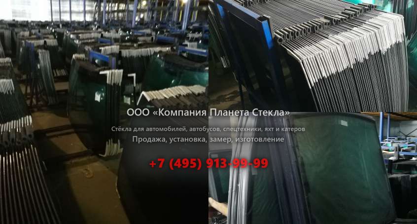 Правое стекло на Doosan SD300