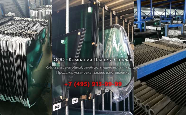 Левое стекло для Doosan Mega 300-V