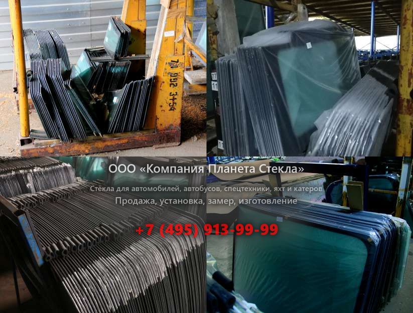 Лобовое стекло на Doosan Mega 160TC