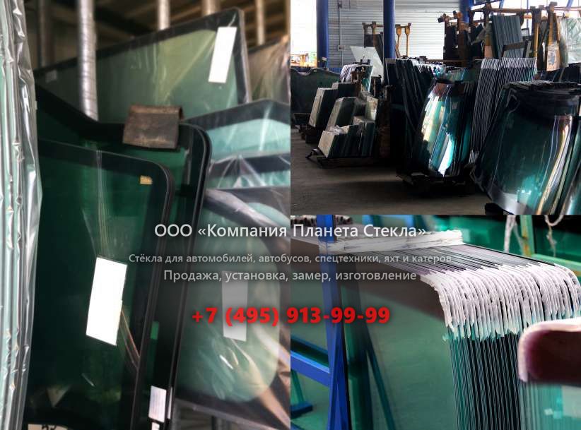 Стекло правое кузовное для Case CX370B