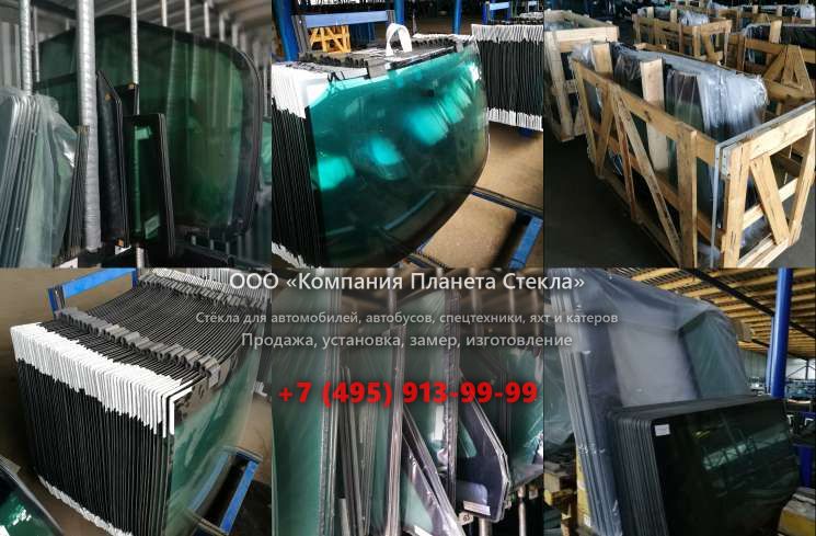 Правое стекло на Doosan SD200