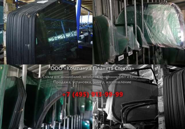 Стекло левое кузовное для JCB 8055 RTS/ZTS
