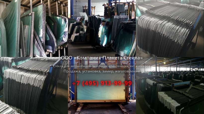 Правое стекло на Caterpillar 426