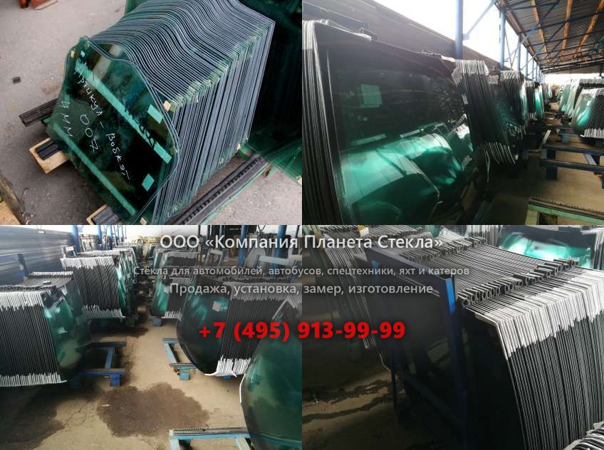 Левое стекло на Ammann AV 110