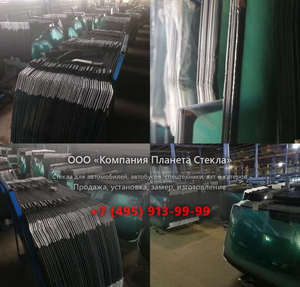 Левое стекло на Doosan DL300