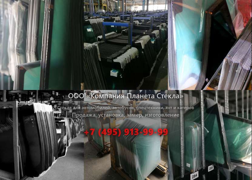 Левое стекло на Doosan DX140LCR